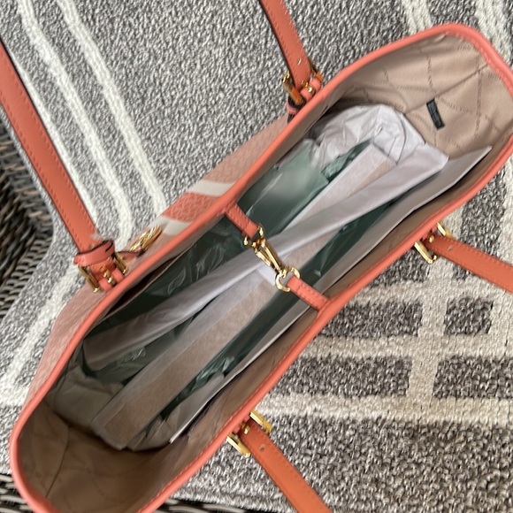 Michael Kors Jet Set Travel Medium Carryall Sherbert Multi - Picture 5 of 16